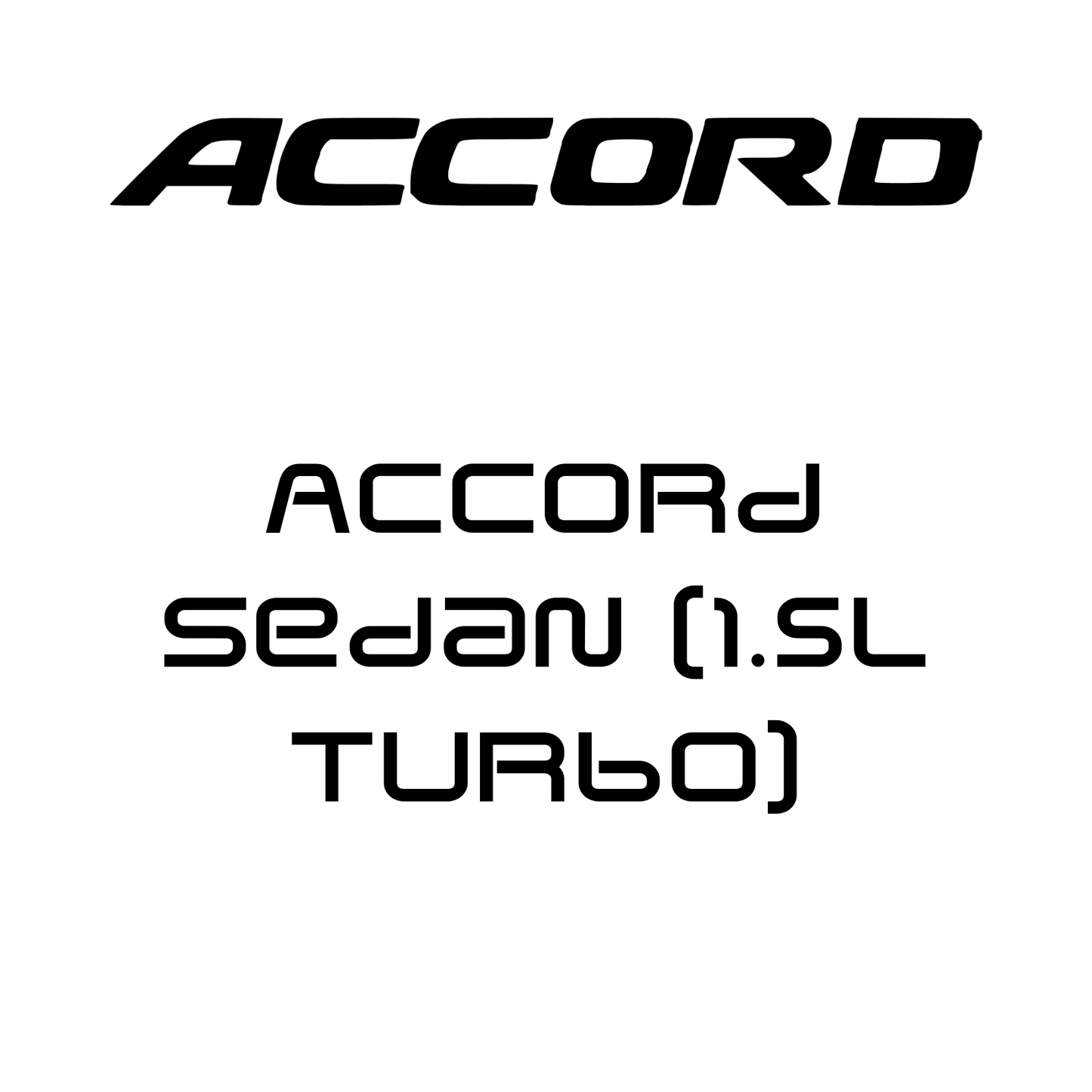 Accord Sedan (1.5L Turbo)