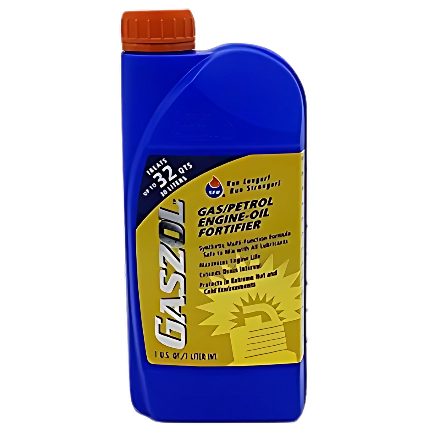GASZOL Synthetic Gasoline Engine Oil Fortifier | 1 Quart Bottle