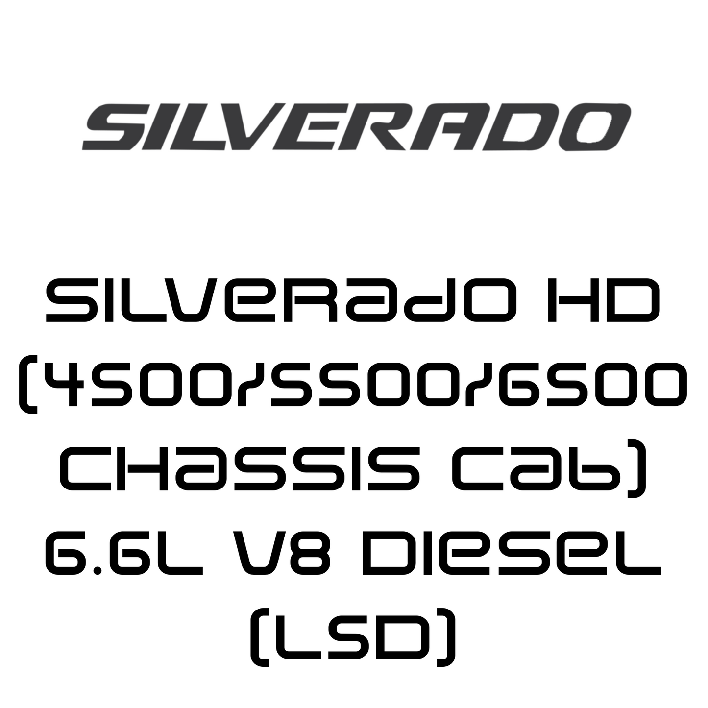 Silverado HD (4500/5500/6500 Chassis Cab) 6.6L V8 Diesel (L5D)