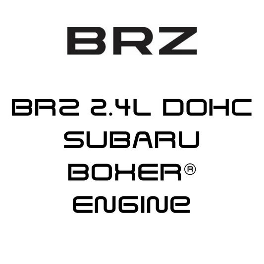 BRZ 2.4L DOHC SUBARU BOXER® Engine