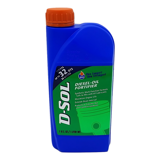 D-SOL Synthetic Diesel Engine Oil Fortifier | 1 Quart Bottle