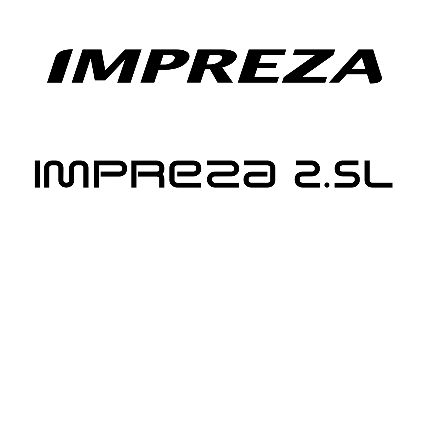 Impreza 2.5L