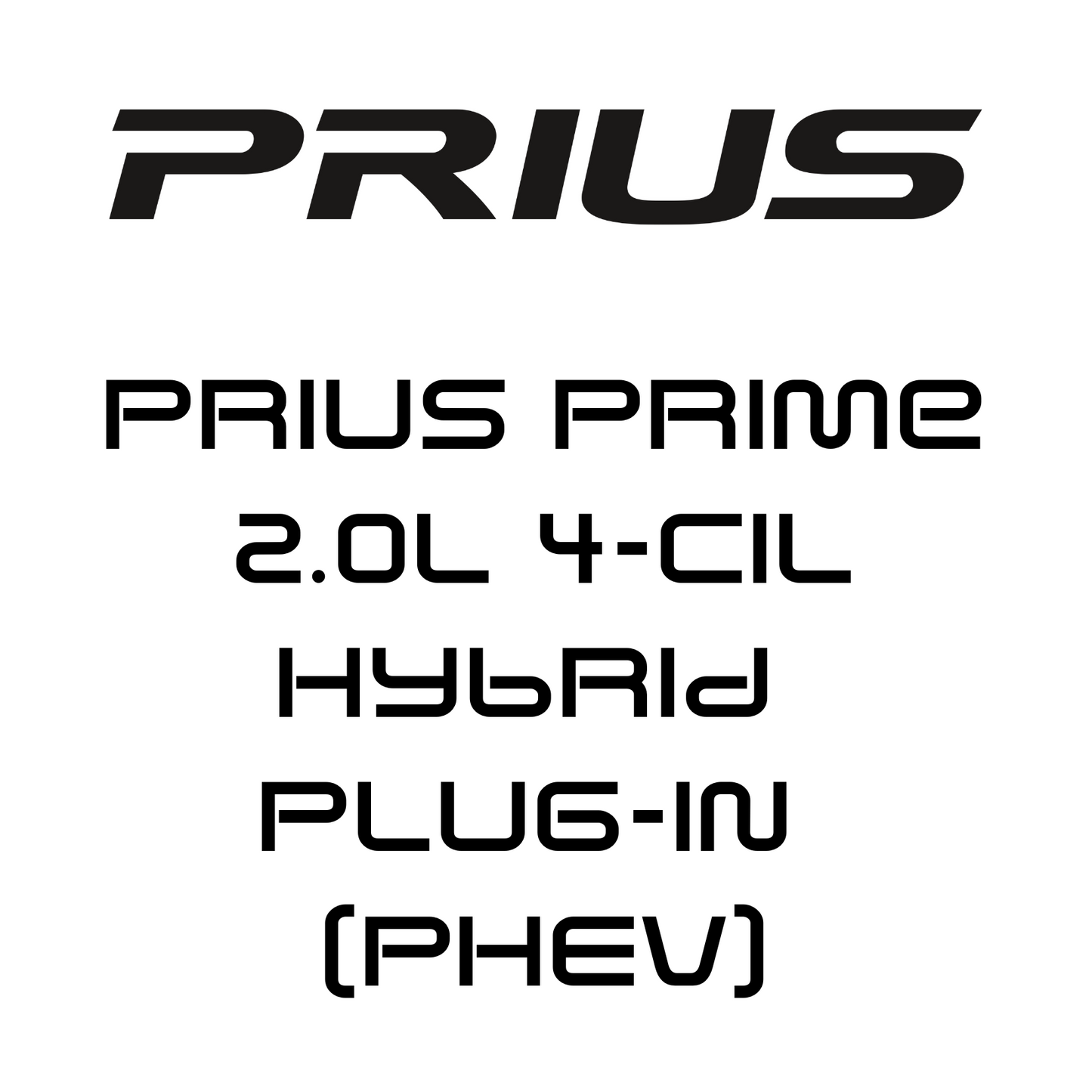 Prius Prime 2.0L 4-Cil Hybrid  Plug-in  (PHEV)