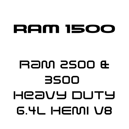 Ram 2500 & 3500 Heavy Duty 6.4L HEMI V8
