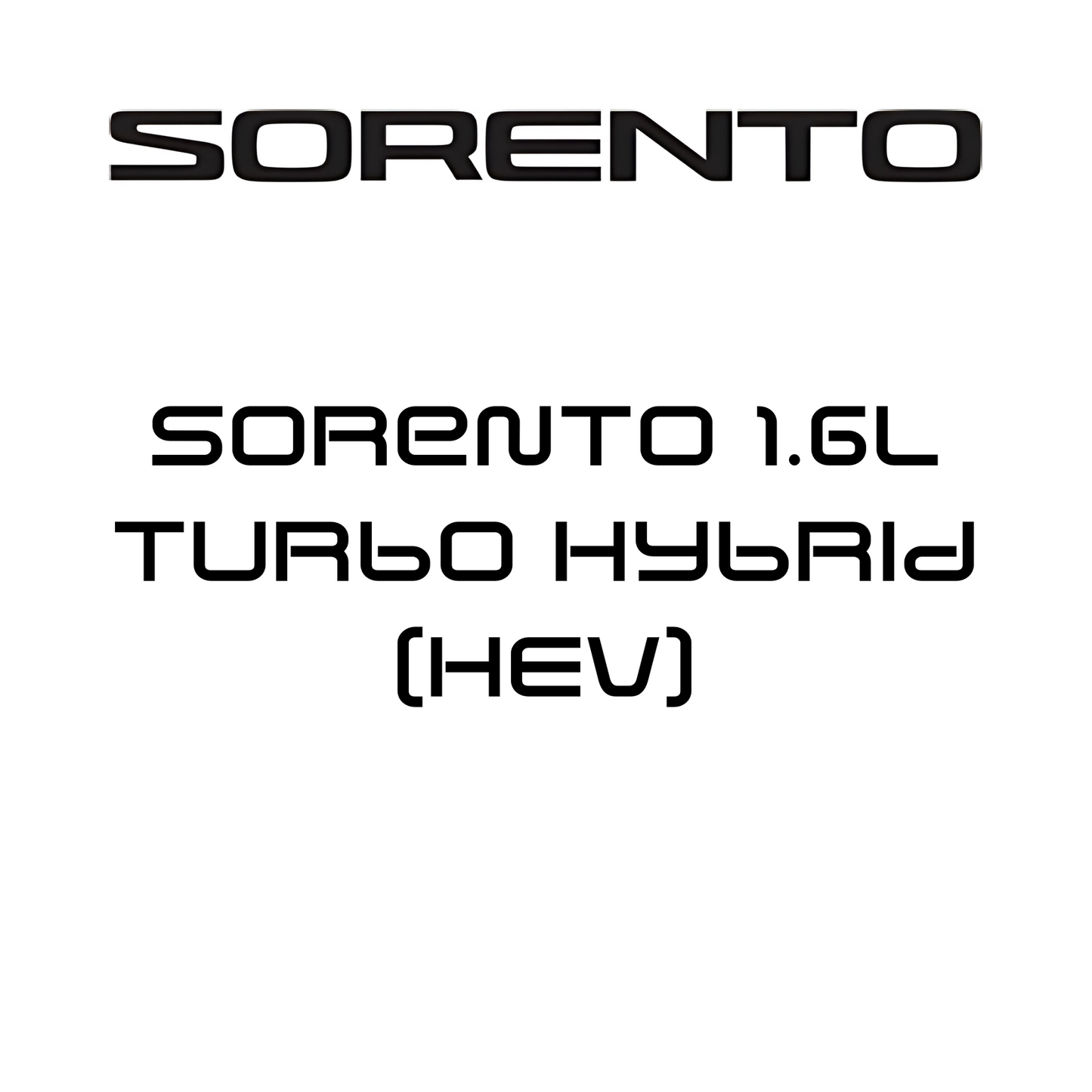 Sorento 1.6L Turbo Hybrid (HEV)