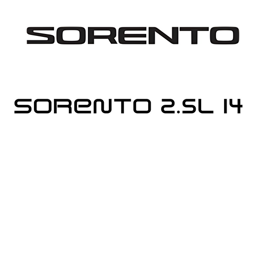 Sorento 2.5L I4