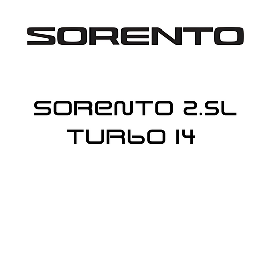 Sorento 2.5L Turbo I4