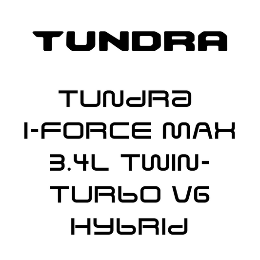 Tundra i-FORCE MAX 3.4L Twin-Turbo V6 Hybrid